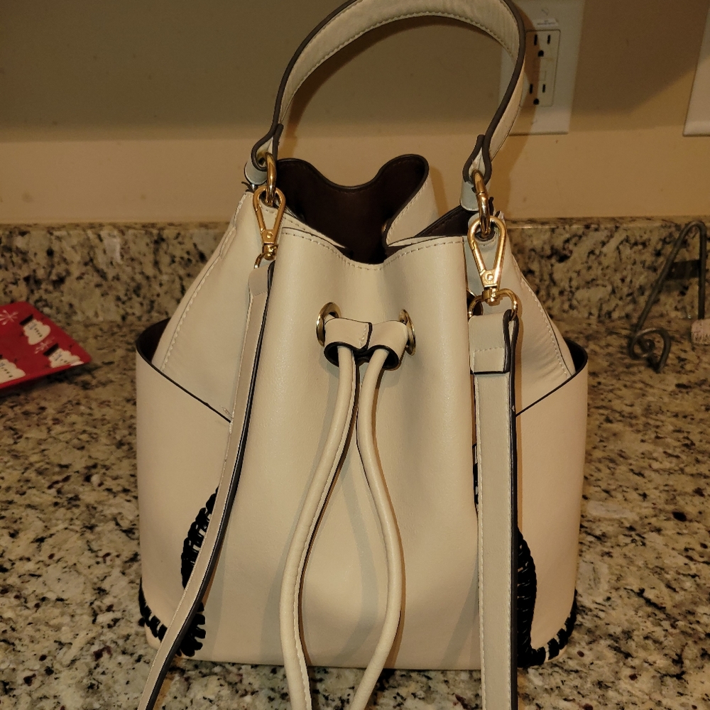 Draw string handbag